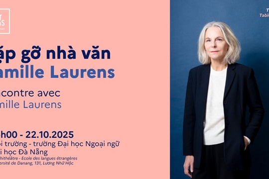 Nhà văn Pháp giao lưu cùng độc giả Việt Nam về tình yêu và nữ quyền
