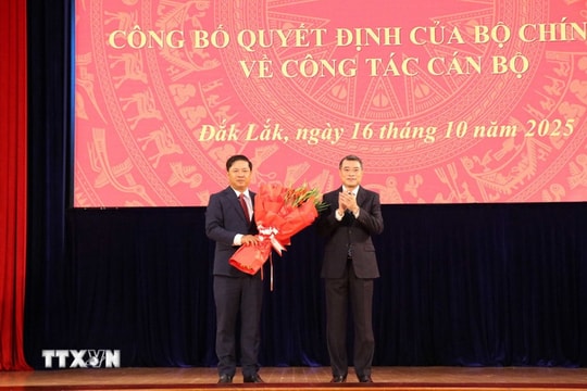 Ông Lương Nguyễn Minh Triết, ông Lê Ngọc Quang được phân công giữ cương vị Bí thư tại Đắk Lắk và Đà Nẵng