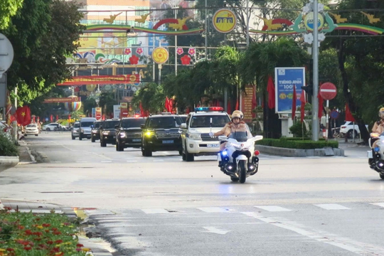 Thanh Hoá: Bảo đảm tốt tình hình trật tự, an toàn giao thông trong Đại hội Đảng bộ tỉnh