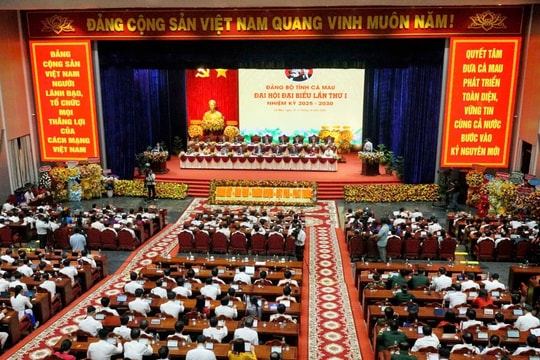 Khai mạc phiên trù bị Đại hội đại biểu Đảng bộ tỉnh Cà Mau lần thứ I, nhiệm kỳ 2025-2030