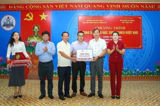 Nghĩa cử cao đẹp của người làm báo Việt Nam đối với mảnh đất Quảng Trị anh hùng