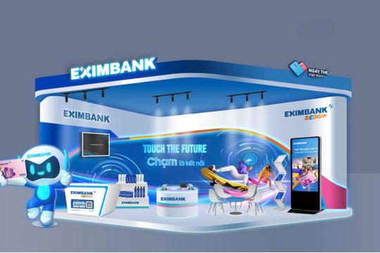 Eximbank mang thông điệp “Touch the Future – Chạm là kết nối” đến Ngày hội Thẻ Việt Nam 2025