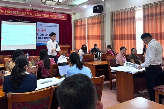 Tập huấn công tác giảm nghèo bền vững cho cán bộ xã tại Cao Bằng