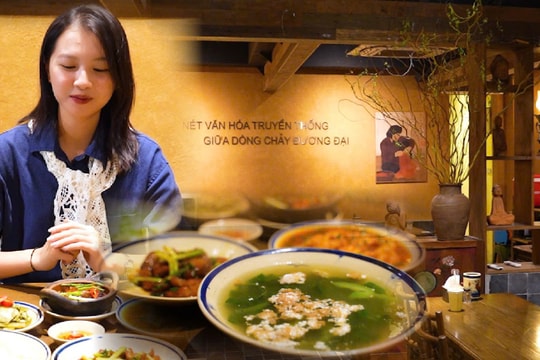 Thưởng thức cơm quê trong không gian Bắc bộ xưa