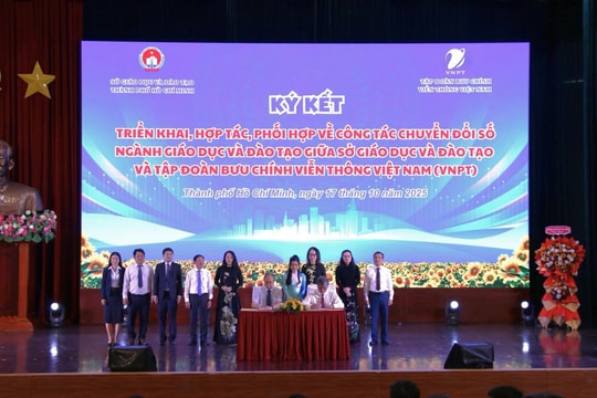 VNPT TP.HCM và Sở GD&ĐT bắt tay thúc đẩy chuyển đổi số giáo dục