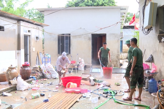 Bắc Ninh: Sư đoàn 3 chung tay hỗ trợ người dân khắc phục hậu quả bão lũ