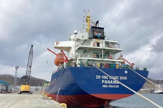 Gia Lai: Bắt giữ tàu biển Zhi Ying Chang Shun tại cảng Quy Nhơn