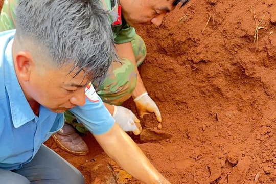 Gia Lai: Phát hiện 18 hài cốt liệt sĩ trên địa bàn xã Ia Boòng