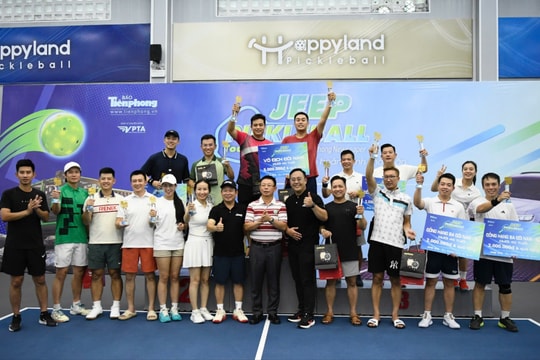 Giải JEEP Pickleball Tournament by Tiền Phong: Khi thể thao kết nối yêu thương