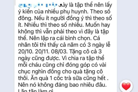 Tặng quà cho cô giáo ngày 20/10, nên hay không?