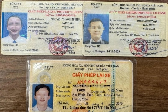 Khuyến khích người dân chuyển đổi giấy phép lái xe sang thẻ nhựa