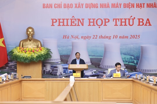 Thủ tướng chủ trì phiên họp về xây dựng nhà máy điện hạt nhân