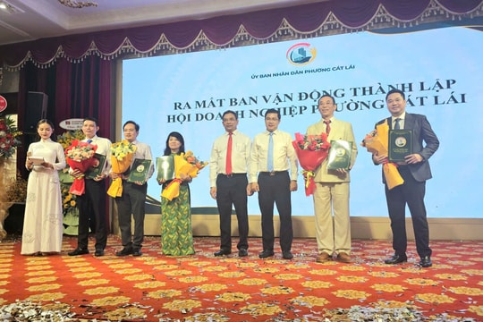 TP Hồ Chí Minh: Ra mắt Ban vận động thành lập Hội Doanh nghiệp phường Cát Lái