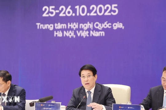 Chủ tịch nước Lương Cường kiểm tra tổng duyệt Lễ mở ký Công ước Hà Nội