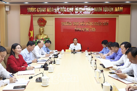 Hưng Yên: Thống nhất dự kiến nội dung, chương trình Kỳ họp thường lệ cuối năm của HĐND tỉnh khóa XVII