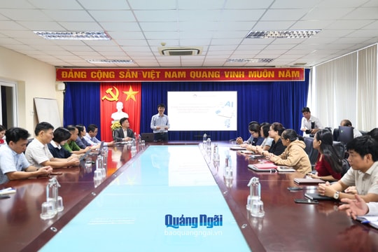 Quảng Ngãi: Tập huấn vận hành tòa soạn tích hợp AI cho đội ngũ báo chí