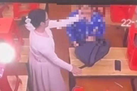 Giáo viên trung tâm dạy thêm ở Quảng Ninh bắt học sinh tự tát 10 cái giữa lớp: “Tôi xin lỗi và mong được tha thứ”