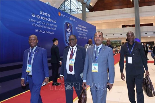 Sáng nay (25/10) khai mạc Lễ mở ký Công ước Hà Nội về chống tội phạm mạng