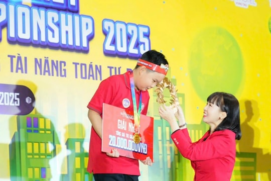 18 thí sinh ưu tú nhất đoạt giải Chung kết phía Bắc Mathnasium Championship 2025