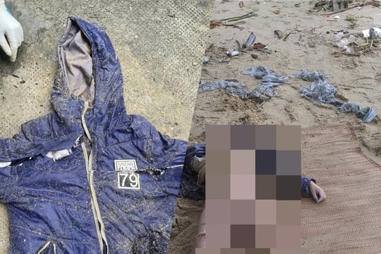 Phát hiện tử thi trôi dạt vào bờ biển Đà Nẵng