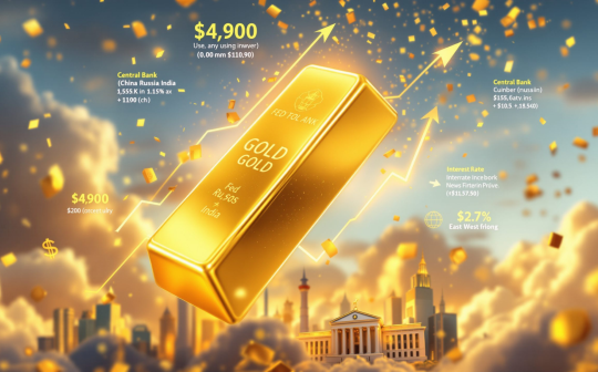 Giá vàng thế giới được dự báo sẽ còn tăng mạnh trong năm 2026