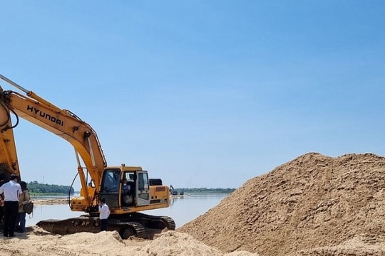 Bảo đảm nguồn vật liệu cho dự án trọng điểm, Hà Nội phê duyệt khu vực không đấu giá khai thác tại 3 mỏ cát