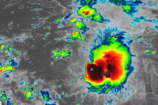 Melissa trở thành cơn bão mạnh nhất hành tinh trong năm 2025