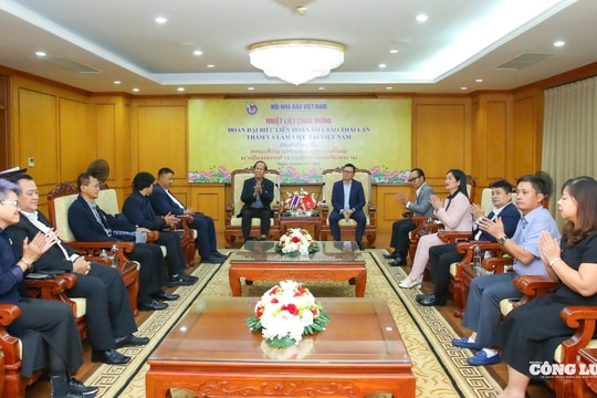 Tăng cường hợp tác giữa Hội Nhà báo Việt Nam và Liên đoàn Nhà báo Thái Lan