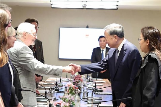 Tổng Bí thư Tô Lâm tiếp Tổng Bí thư Đảng Cộng sản Anh