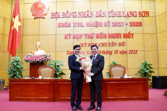 Phê chuẩn kết quả bầu chức vụ Phó Chủ tịch UBND 2 tỉnh Lạng Sơn, Khánh Hòa