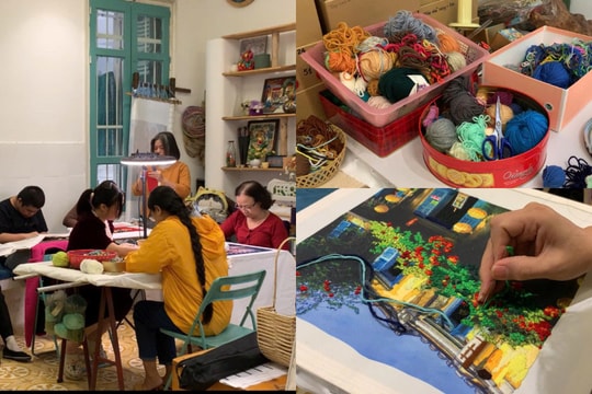 Tranh len: Không gian nghệ thuật sáng tạo và giá trị sẻ chia