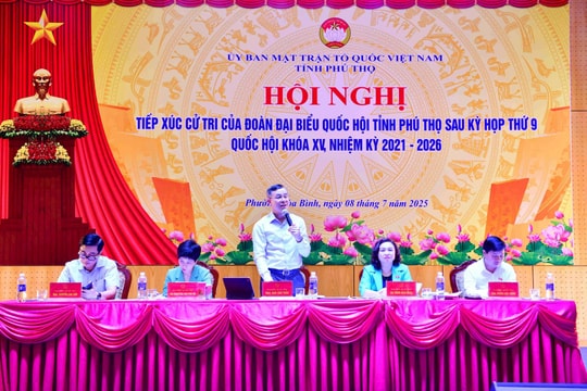 Tổng Kiểm toán nhà nước tiếp xúc cử tri sau Kỳ họp thứ 9, Quốc hội khóa XV