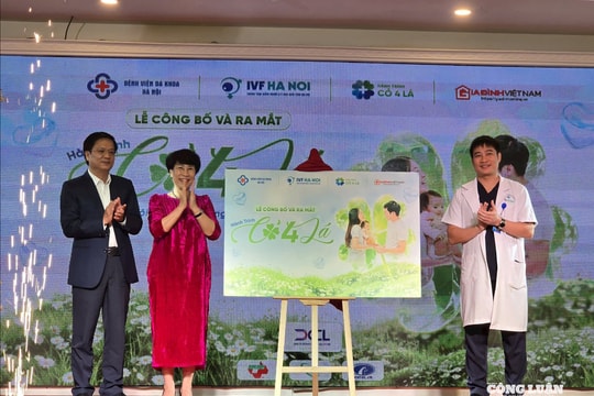 'Hành trình Cỏ Bốn Lá': Hy vọng cho hàng nghìn gia đình hiếm muộn Việt