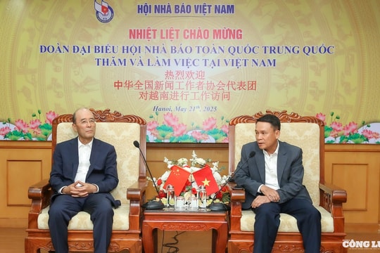 Đoàn Hội Nhà báo Việt Nam thăm, làm việc tại Trung Quốc: Thúc đẩy hợp tác báo chí trong kỷ nguyên số
