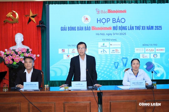 Báo Hànộimới phát động Giải Bóng bàn mở rộng lần thứ XII, quy tụ gần 400 tay vợt toàn quốc