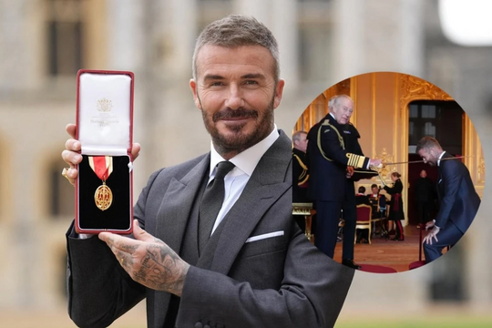 David Beckham trở thành Hiệp sĩ nước Anh