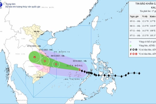 Bố trí lực lượng ứng trực sẵn tại tất cả các địa bàn trọng yếu để ứng phó bão số 13