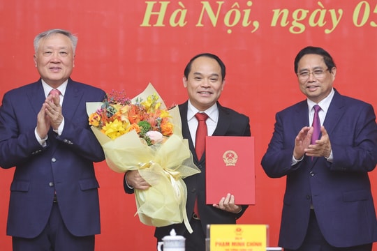 Trao quyết định bổ nhiệm Phó Tổng Thanh tra Thường trực Thanh tra Chính phủ cho ông Nguyễn Quốc Đoàn