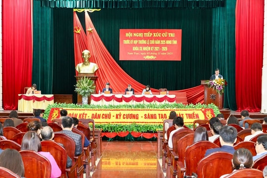 Ninh Bình: Cử tri kiến nghị nhiều nội dung về đê điều, thủy lợi và hạ tầng giao thông