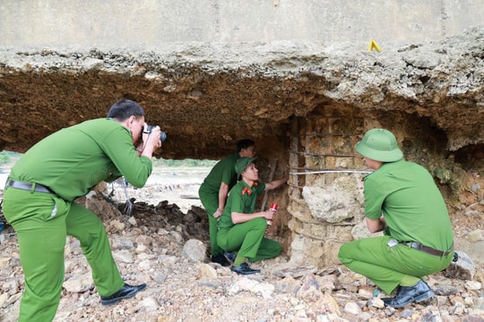 Công an vào cuộc điều tra, xác minh vụ cầu sông Lô xuống cấp