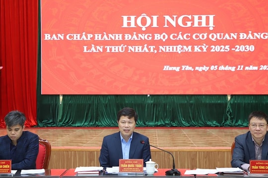 Chỉ định ông Trần Quốc Toản giữ chức Bí thư Đảng ủy các cơ quan Đảng tỉnh Hưng Yên, nhiệm kỳ 2025 - 2030