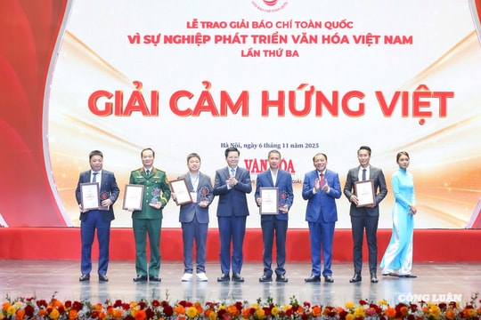 Tôn vinh những tác phẩm báo chí xuất sắc về văn hóa Việt Nam