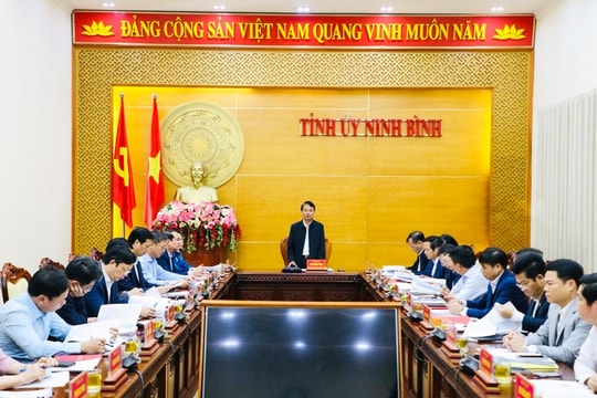 Ninh Bình: Cho ý kiến nhiều nội dung quan trọng về xây dựng Đảng và phát triển kinh tế - xã hội