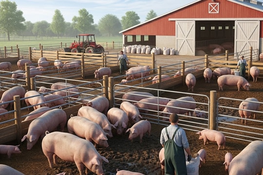 Giá heo hơi hôm nay 6/11: Miền Bắc giảm mạnh nhất, 3 miền 'đỏ lửa'