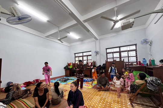 Xã đảo duy nhất ở Gia Lai di dời gần 600 người dân tránh bão Kalmaegi