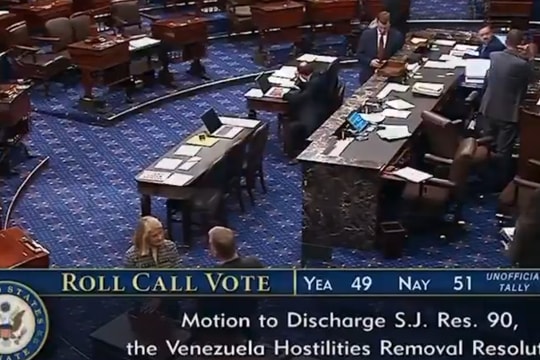 Thượng viện Mỹ chặn nghị quyết cho phép tấn công Venezuela