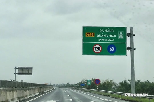 Phương tiện được phép di chuyển trở lại trên cao tốc Đà Nẵng - Quảng Ngãi
