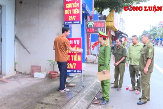 Bắc Ninh tăng cường ngăn chặn tình trạng tái lấn chiếm hành lang giao thông