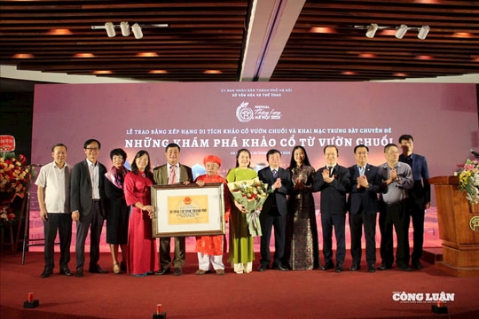 Khai mạc trưng bày chuyên đề 'Những khám phá khảo cổ từ Vườn Chuối'