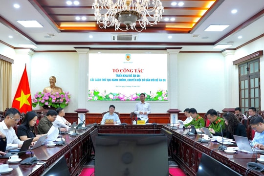 Bộ Tư pháp và Bộ Công an phối hợp đẩy nhanh tiến độ Đề án 06, hoàn thiện cơ sở dữ liệu quốc gia